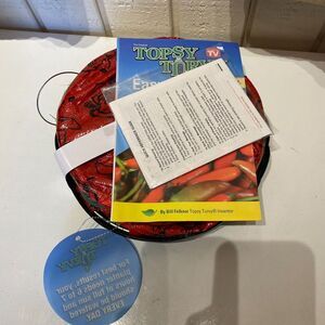 Topsy Turvy Easy Gardening by Bill Felknor Hanging Upside Down Pepper Planter